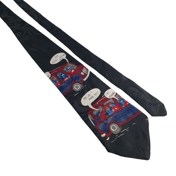 Specialties Family Vacation Men Necktie Tie Designer Novelty Work Dad Gift - Picture 1 of 6